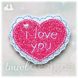 Valentine Heart A Feltie