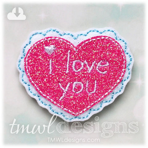 Valentine Heart A Feltie