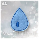 Fantasy Tournament Water Drop Badge Feltie