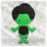 Wicked Witch Felt Paper Doll