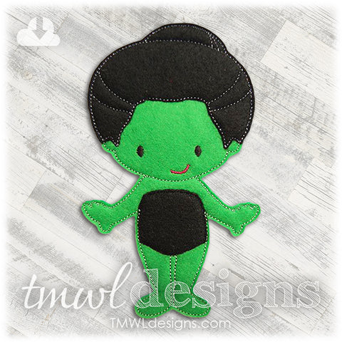 Wicked Witch Felt Paper Doll
