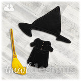 Wicked Witch Dress Felt Paper Doll Outfit
