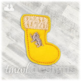 Wizard School Badger Stocking Feltie