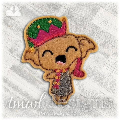 Christmas Wizard Elf Feltie