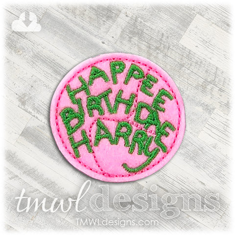 Harry Birthdae Cake Feltie