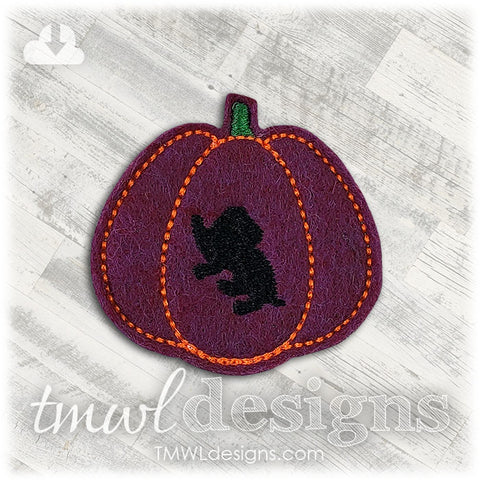 Pumpkin Badger Feltie