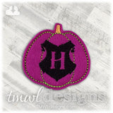 Pumpkin H Shield Feltie