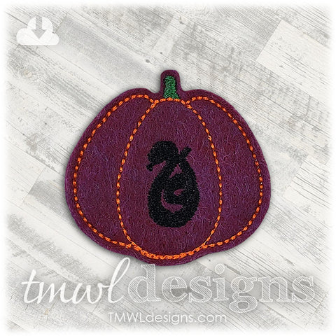 Pumpkin Snake Feltie