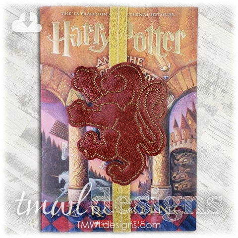 Wizard School House Lion Bookmark