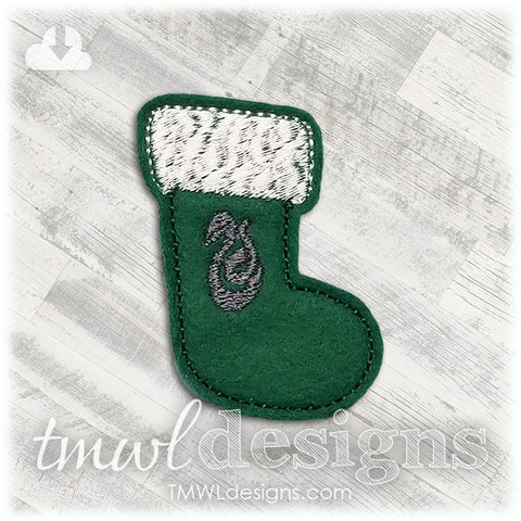 Wizard School Snake Stocking Feltie