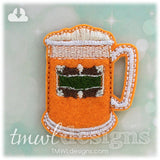 Wizard Beer Mug Feltie