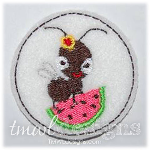 Ant on a Watermelon Feltie