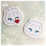 Winky Kiss Dumpling Feltie