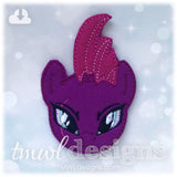 Fizzlepop Pony Head Feltie