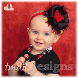 Heart & Crossbones Feltie