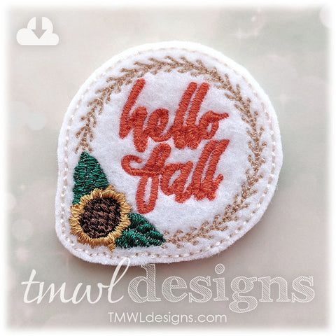 Hello Fall Feltie