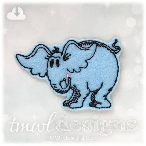Horty Elephant Feltie