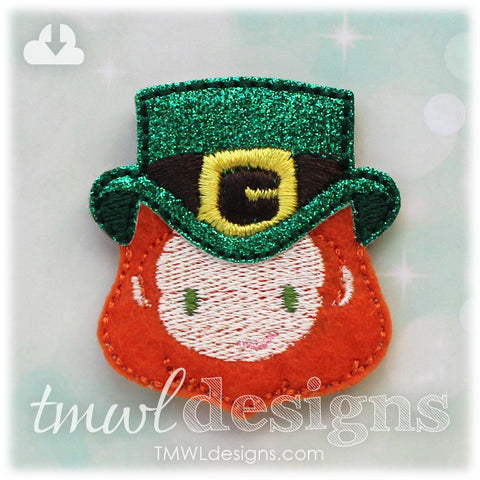 Leprechaun Head Feltie