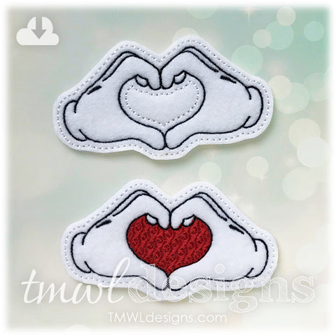 Love Gloves Set of Felties