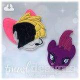 Fizzlepop Pony Head Feltie