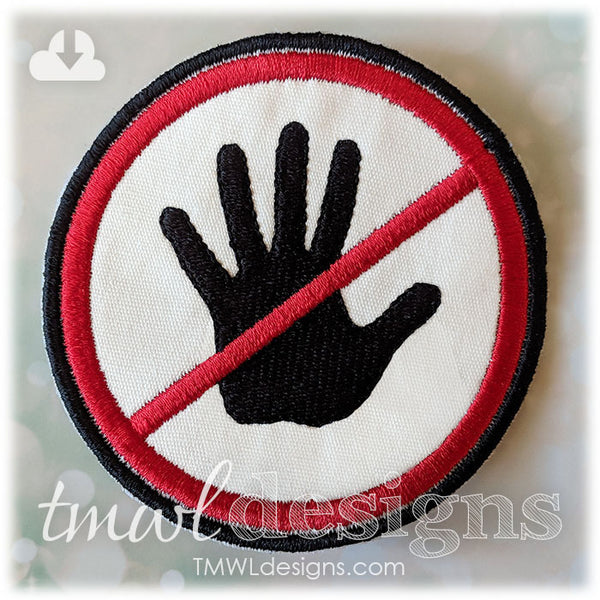 No Pet or Touch Hand Patch – TMWL Designs
