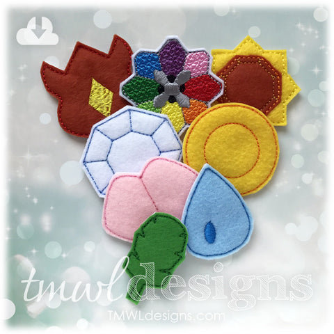 Fantasy Tournament Badge Feltie Set