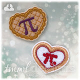 Pi Pie Heart Feltie