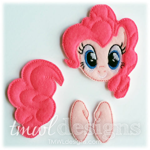 Pinkie Pony Bow Parts