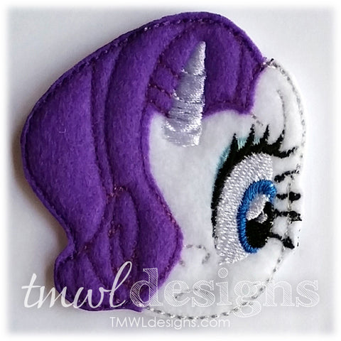 Rare Pony Head Feltie
