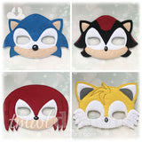 Blue Hedgehog Mask
