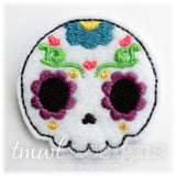 Sugar Skull Hearts Feltie