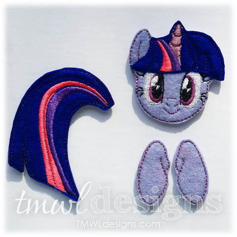 Twilight Pony Bow Parts