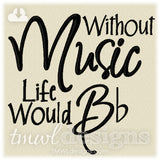 Without Music Embroidery