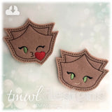 Winky Kiss Wonton Feltie