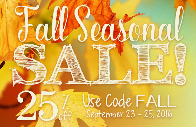 Fall Seasonal Sale
