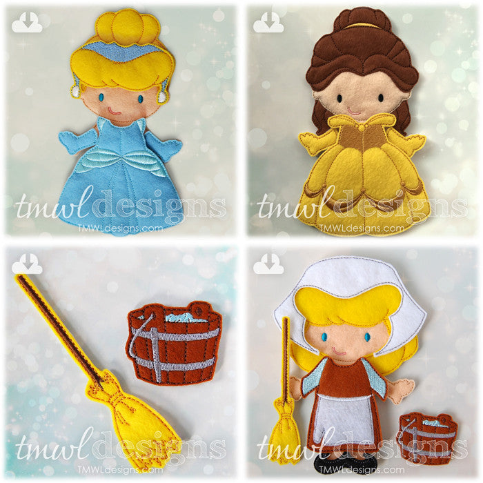 New Princess Felt Paper Doll Designs Available
