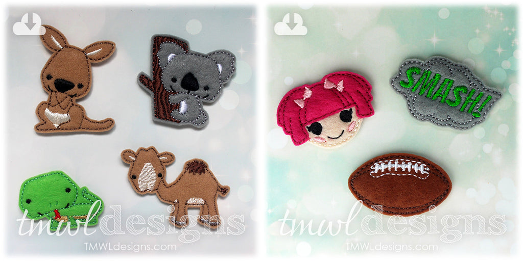 New Feltie Designs Now Available