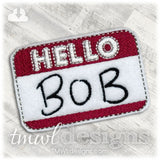 Bob Nametag Feltie