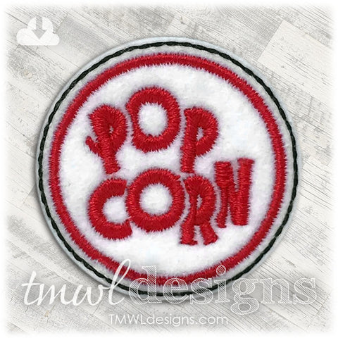 Popcorn Sign Feltie