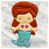 Mermaid Felt Paper Doll Outfit