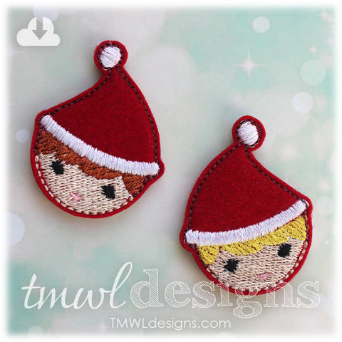 Emoji Scout Christmas Elf Feltie