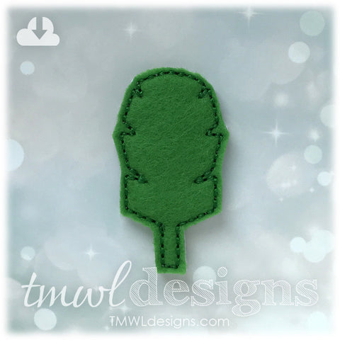 Fantasy Tournament Leaf Badge Feltie