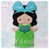 Stepsister Ballgown Felt Paper Doll Outfit