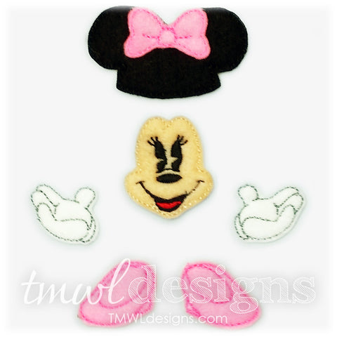 Mrs Mouse Bow Parts