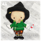 Scarecrow Felt Paper Doll Outfit