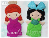 Stepsister Ballgown Felt Paper Doll Outfit