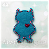 Wild Thing Love Monster Silhouette A Feltie