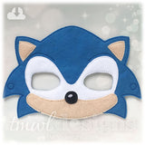 Blue Hedgehog Mask